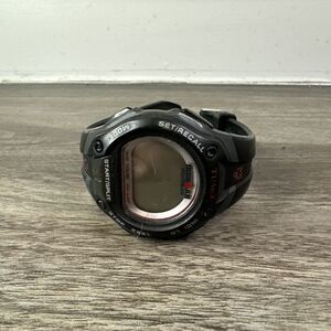 Timex Ironman Triathlon Men 30 Lap Black Quartz Digital Watch 8" Needs Battery